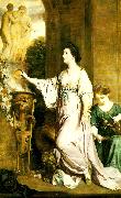 Sir Joshua Reynolds lady sarah bunbury sarificing to the graces oil painting on canvas